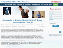 Tablet Screenshot of absolutehealthcliniconline.com